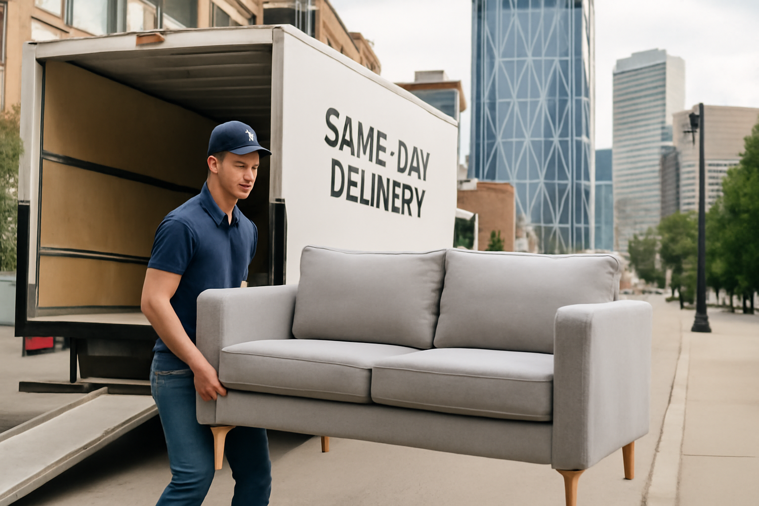 Same-Day Furniture Delivery in Calgary: How It Works and What It Costs