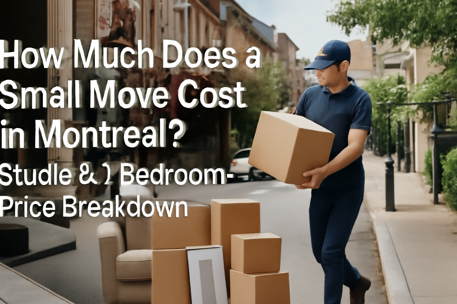 How Much Does a Small Move Cost in Montreal? Studio & 1-Bedroom Price Breakdown
