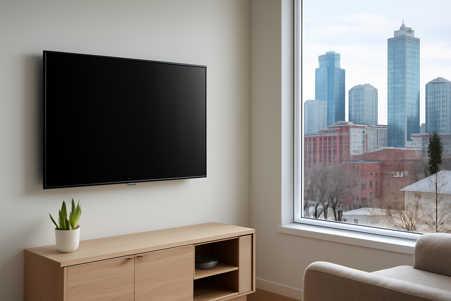 TV Mounting Cost in Edmonton: 2026 Price Guide by TV Size and Wall Type